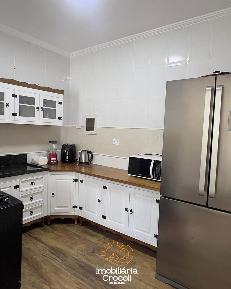 Apartamento beira-mar com piscina