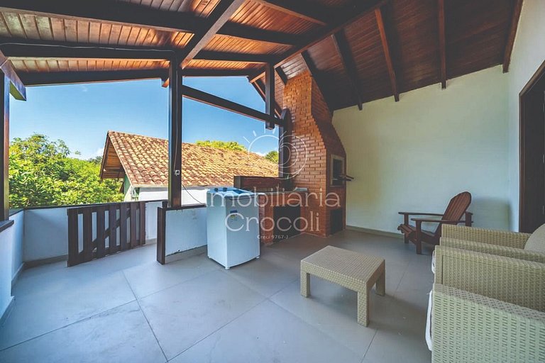 Apto 3Dorm Bombas (8pax) 100m Mar c/ Parrilla